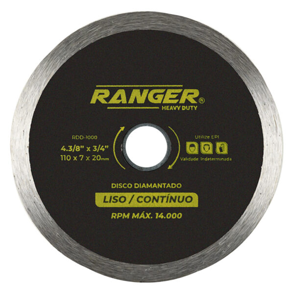 DISCO DIAMANTADO LISO / CONTÍNUO (RDD-1000)