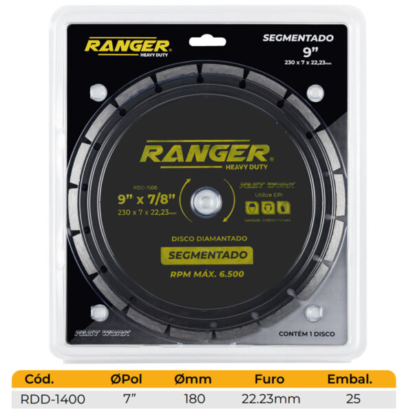 DISCO DIAMANTADO SEGMENTADO (RDD-1400) - Image 2