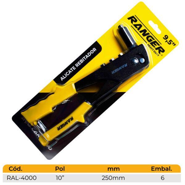 ALICATE REBITADOR (RAL-4000) - Imagem 2
