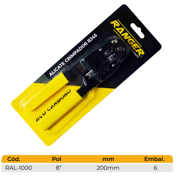 ALICATE CRIMPADOR RJ-45 (RAL-1000) - Image 2