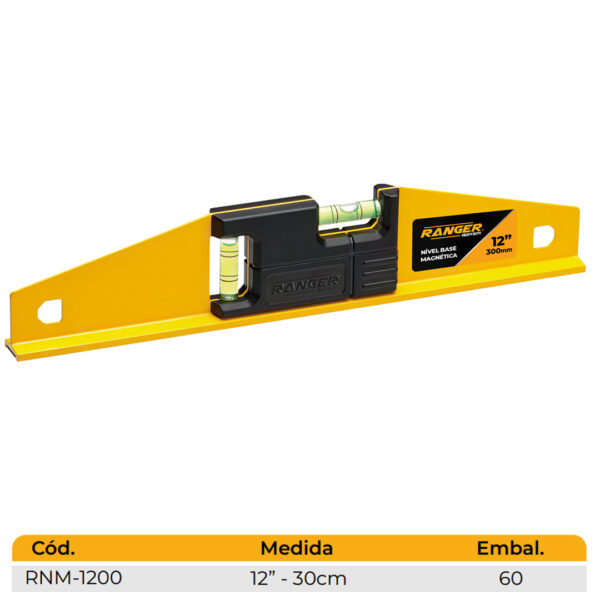 NÍVEL BASE MAGNÉTICA (RNM-1200) - Imagem 2