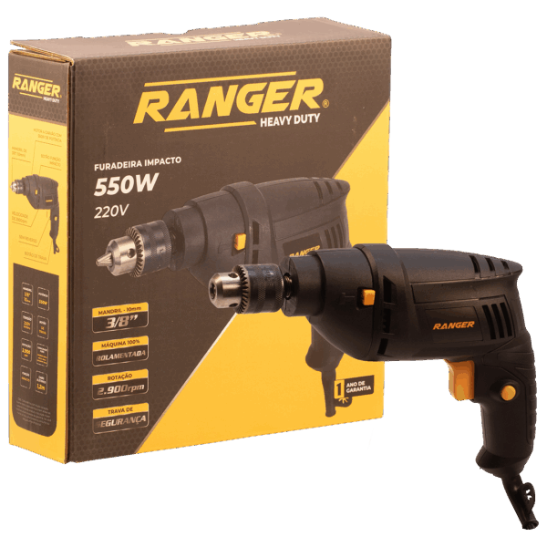 FURADEIRA IMPACTO 550W 3/8" (RFI-0550) - Imagem 6