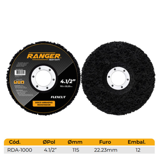 DISCO ABRASIVO REMOVEDOR (RDA-1000) - Imagem 4