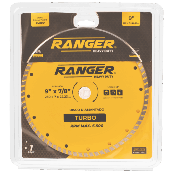 DISCO DIAMANTADO TURBO (RDD-1800) - Imagem 2