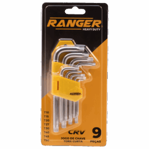 JOGO DE CHAVE TORX CURTA (RJC-1191)