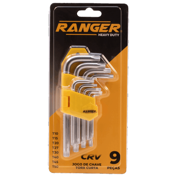 JOGO DE CHAVE TORX CURTA (RJC-1191)