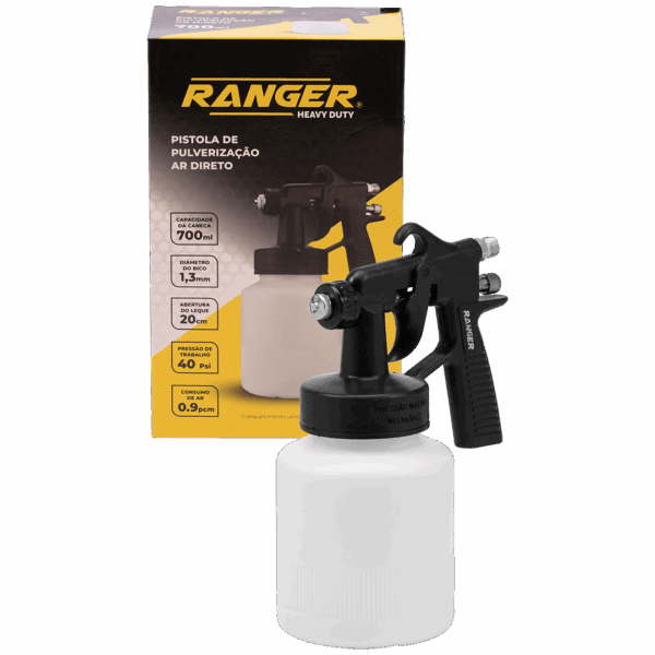 PISTOLA DE PINTURA AR DIRETO (RPP-0300) - Imagem 6